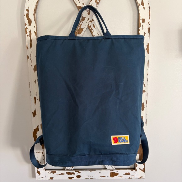 Fjallraven Handbags - FjallRaven Vardag Totepack Backpack Tote Bag G-1000 Storm Blue